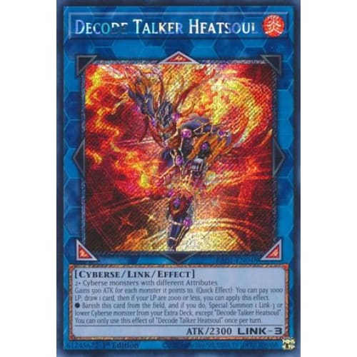 Decode Talker Heatsoul (Platinum Secret Rare) - RA01-EN048