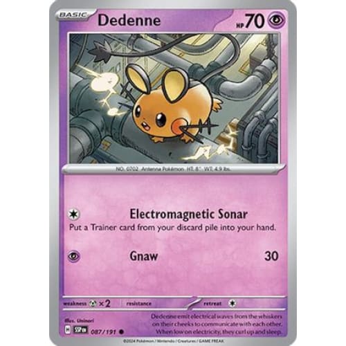 Dedenne (87) Common Reverse Holofoil - Single