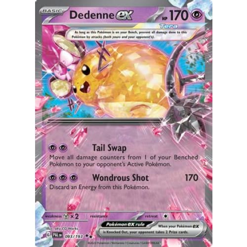 Dedenne ex - 093/193 (93) Double Rare Holofoil - Single