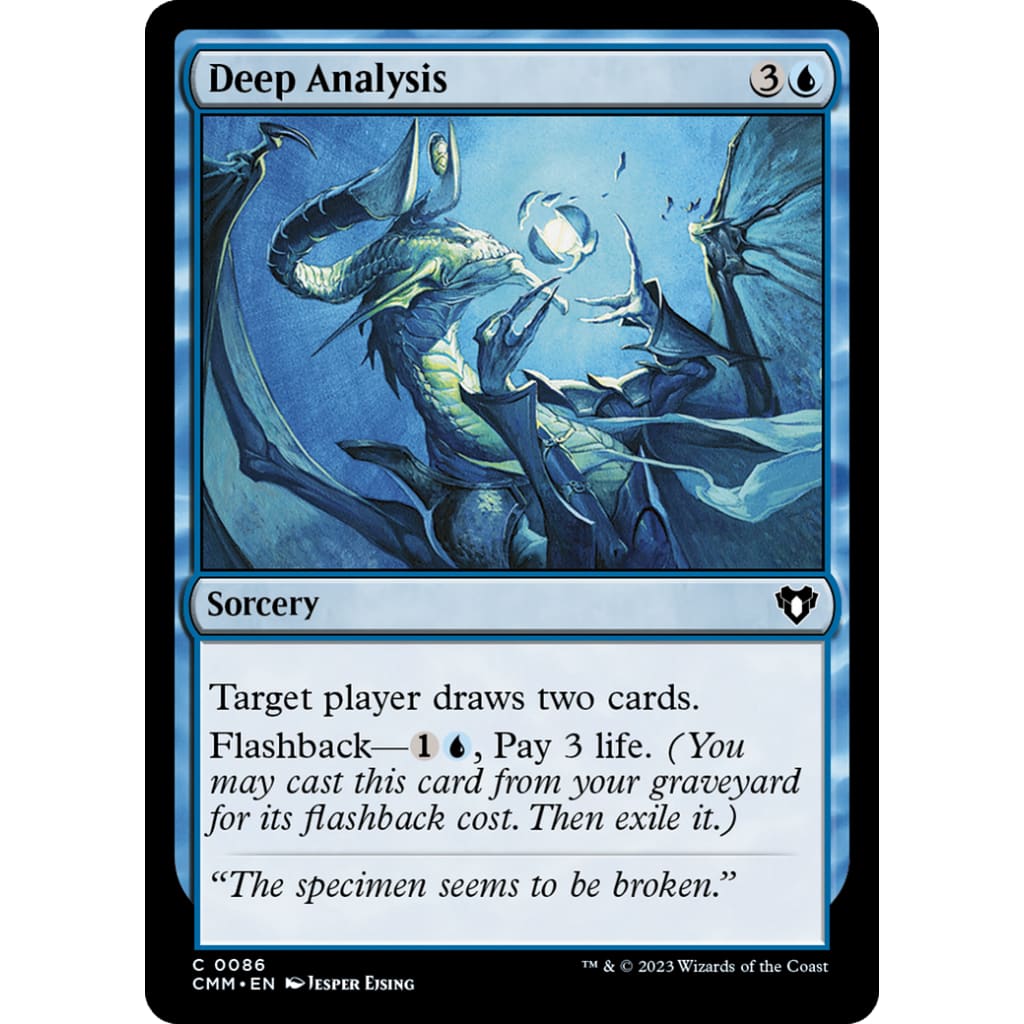Deep Analysis (CMM-086) - Single