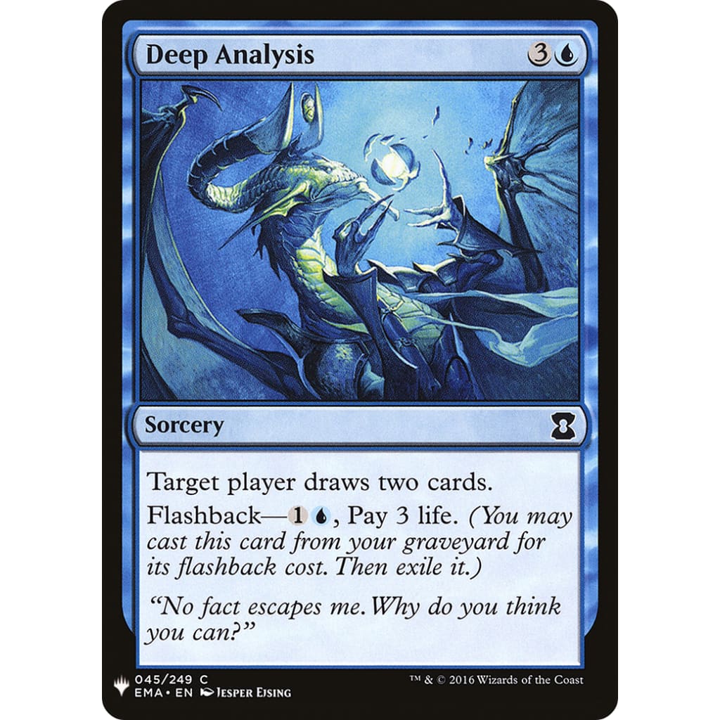Deep Analysis (PLST-EMA-45) - Single