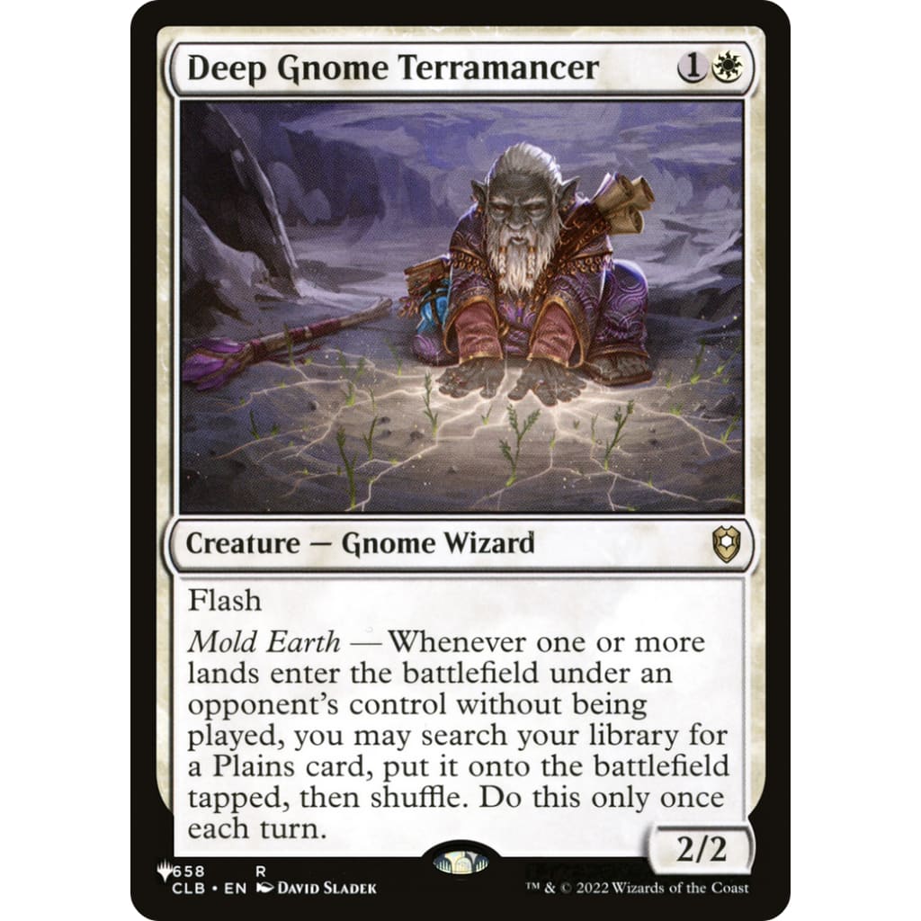 Deep Gnome Terramancer (PLST-CLB-658) - Single