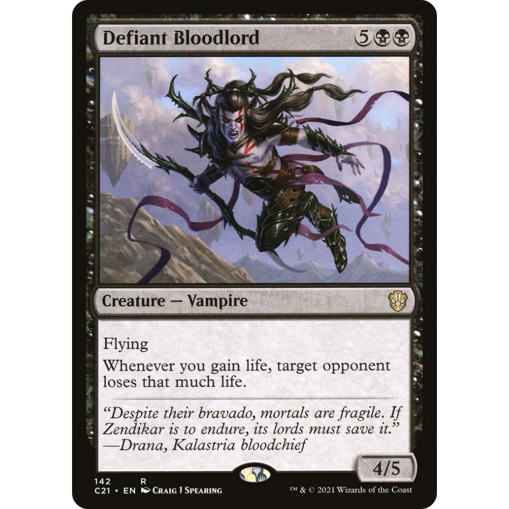 Defiant Bloodlord (C21-142) - Single
