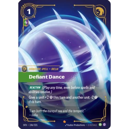 Defiant Dance (196/221) - Spiritforged Foil - Single