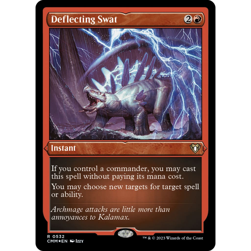 Deflecting Swat (cmm-532) Etched Foil by Commander Masters