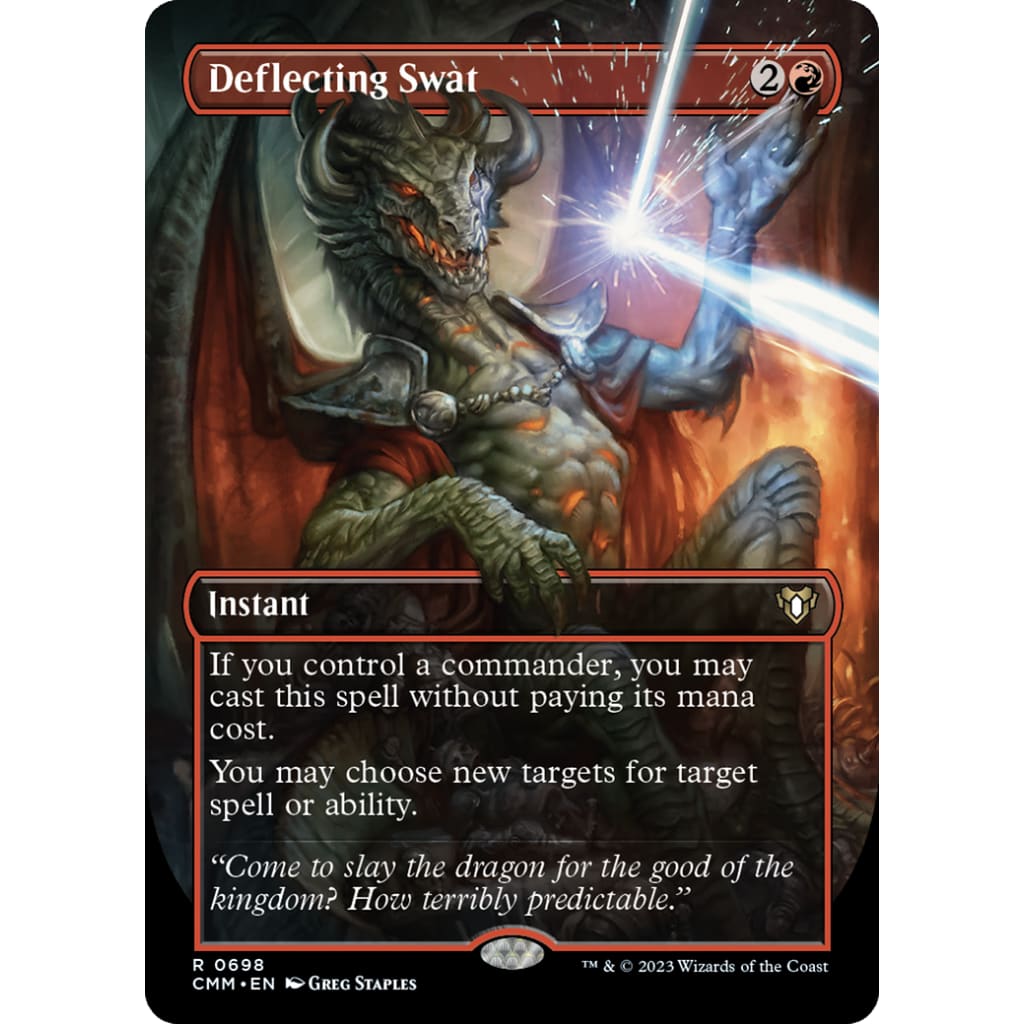 Deflecting Swat (CMM-698) (Borderless) Foil - Single