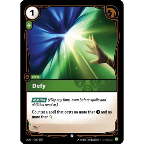Defy (045/298) - Origins - Single