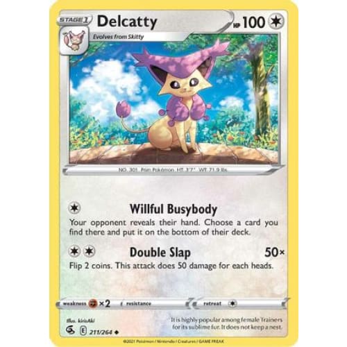 Delcatty (211/264) Uncommon Reverse Holofoil - Single