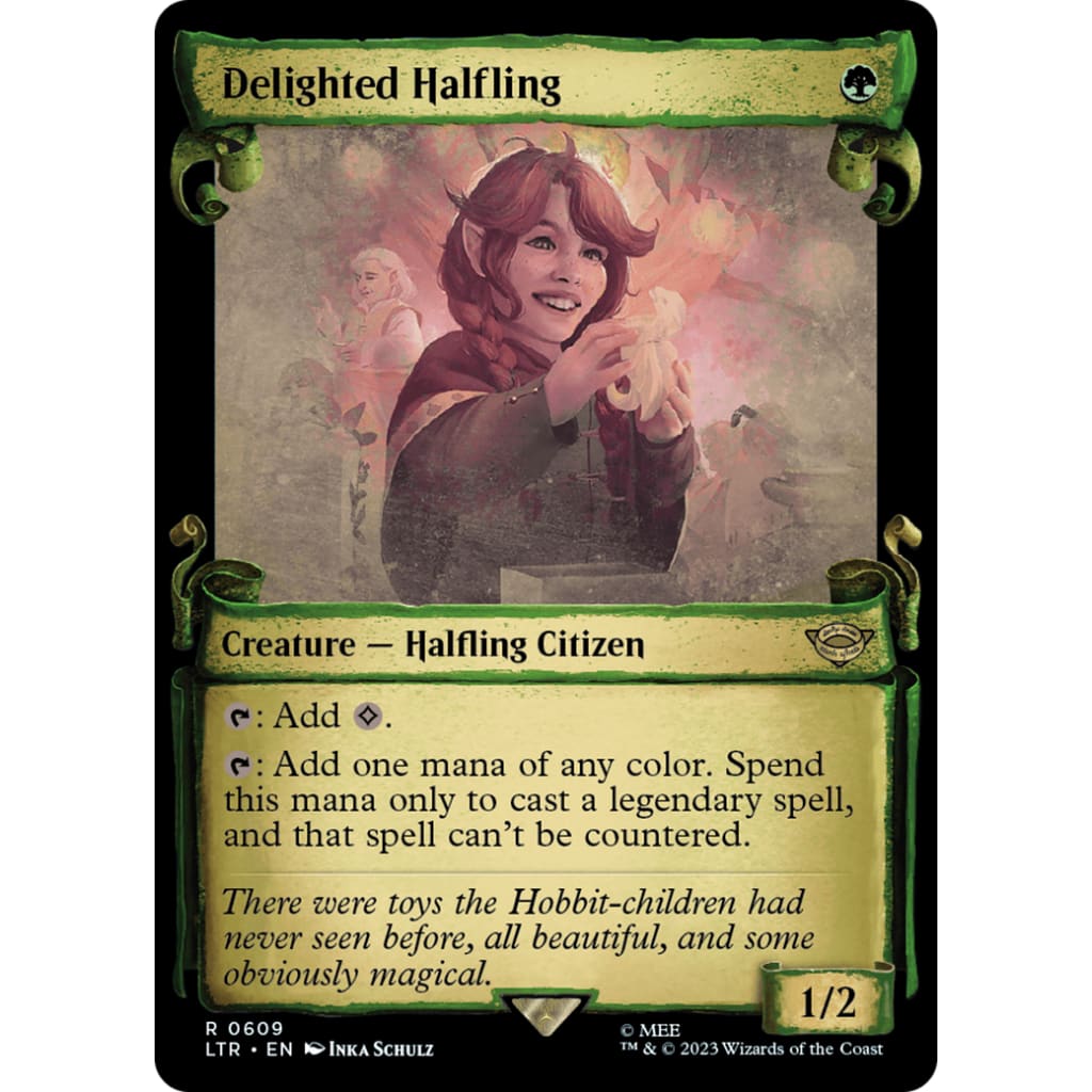 Delighted Halfling (LTR-609): (Showcase) - Single