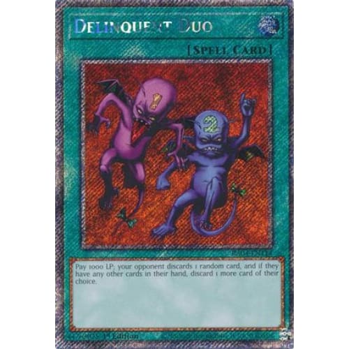 Delinquent Duo (Platinum Secret Rare) - RA04-EN114 Platinum