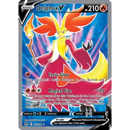Delphox V (173/196) Ultra Rare Holofoil - Single