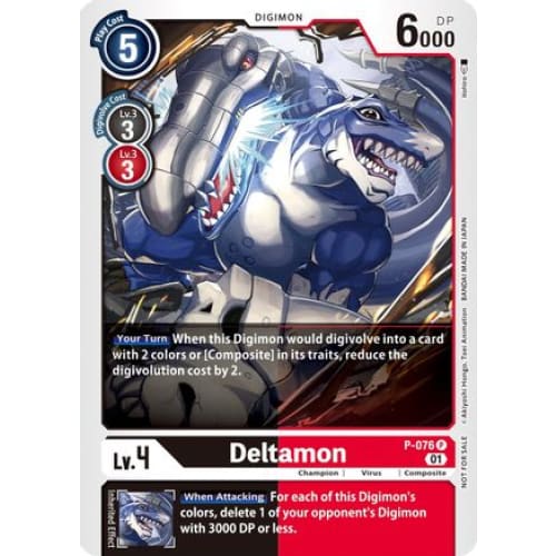Deltamon (P-076 P) Promo - Single