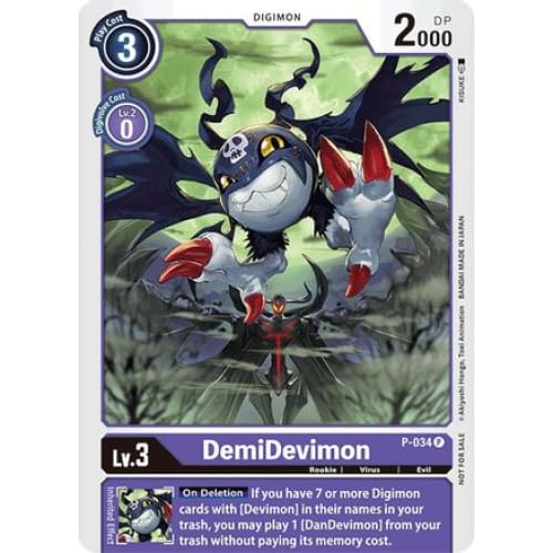 DemiDevimon - P-034 (P-034 P) Promo - Single