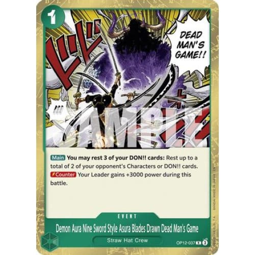 Demon Aura Nine Sword Style Asura Blades Drawn Dead Man’s