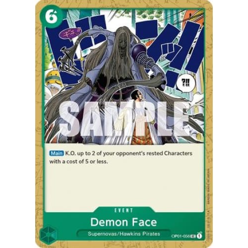 Demon Face OP01-056 UC Romance Dawn - Single