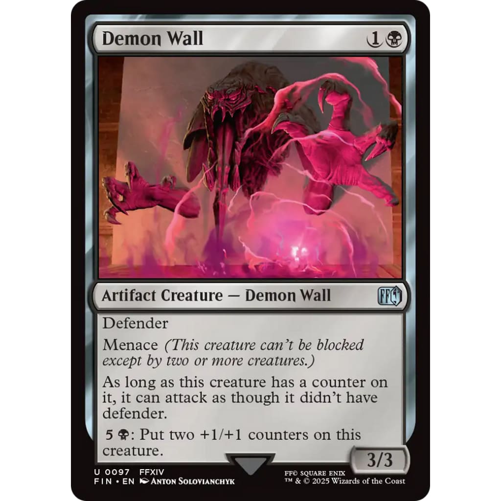 Demon Wall (FIN-097) Foil - Single