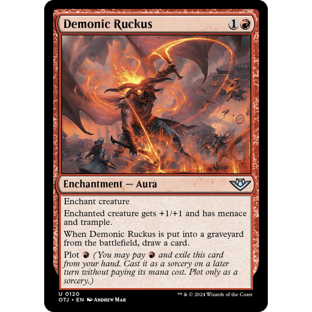Demonic Ruckus (OTJ-120) - Single