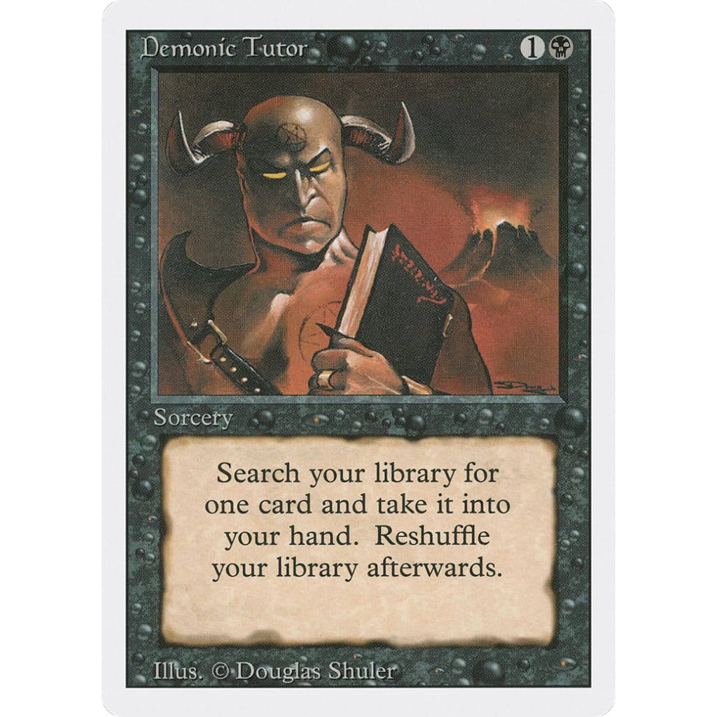 Demonic Tutor (3ED-105) - Single
