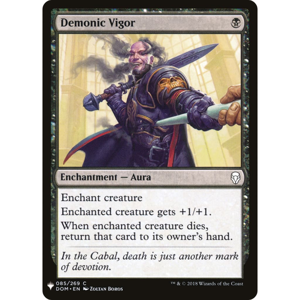 Demonic Vigor (PLST-DOM-85) - Single