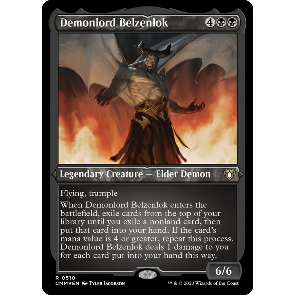Demonlord Belzenlok (CMM-510) Etched Foil - Single
