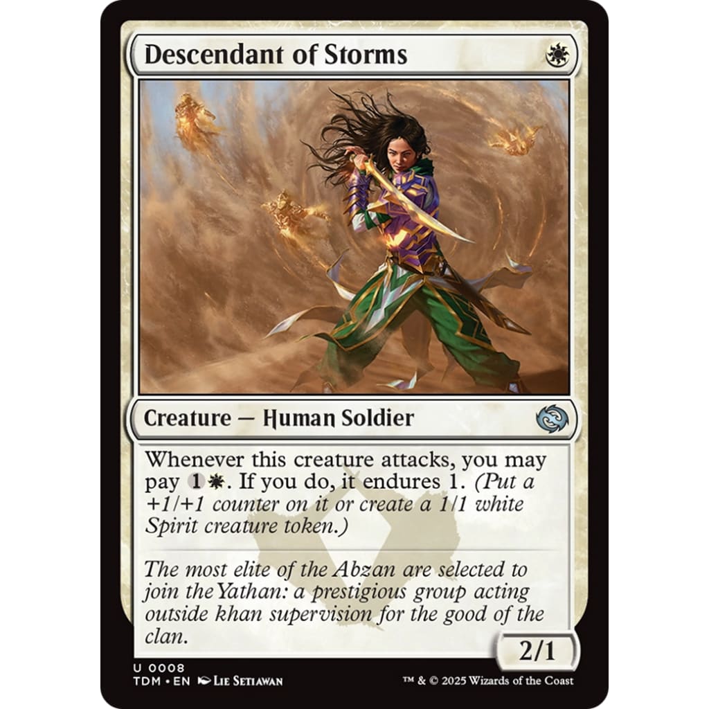 Descendant of Storms (TDM-008) Foil - Single