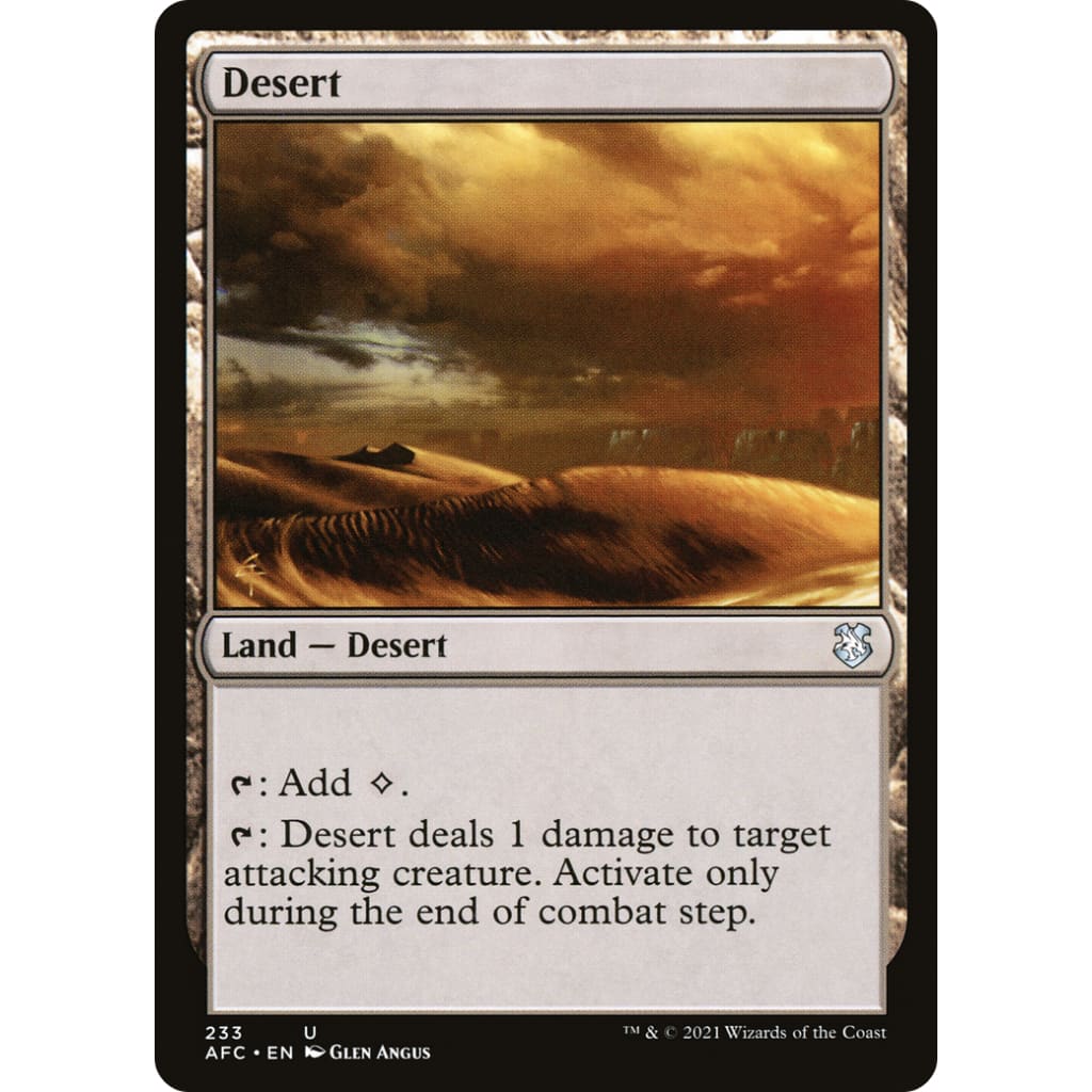 Desert (AFC-233) - Single
