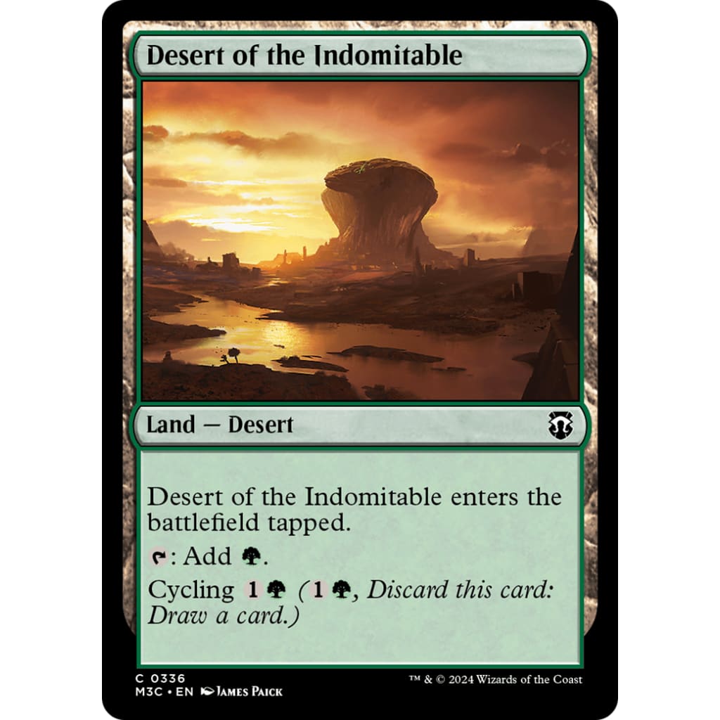 Desert of the Indomitable (M3C-336) - Single