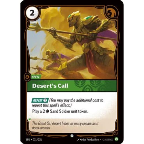 Desert’s Call (031/221) - Spiritforged - Single