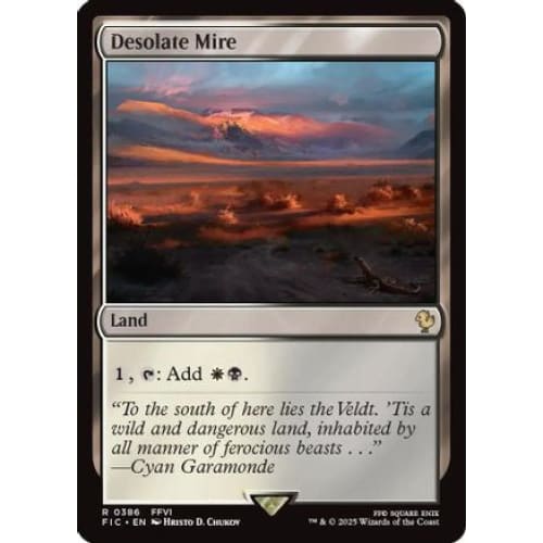 Desolate Mire (Surge Foil) (FIC-386) Foil - Single