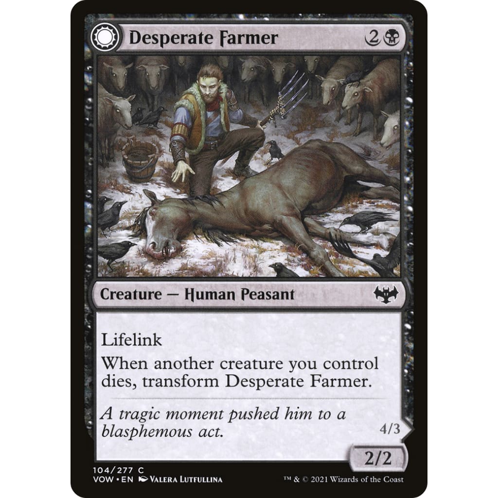 Desperate Farmer // Depraved Harvester (VOW-104): (Double