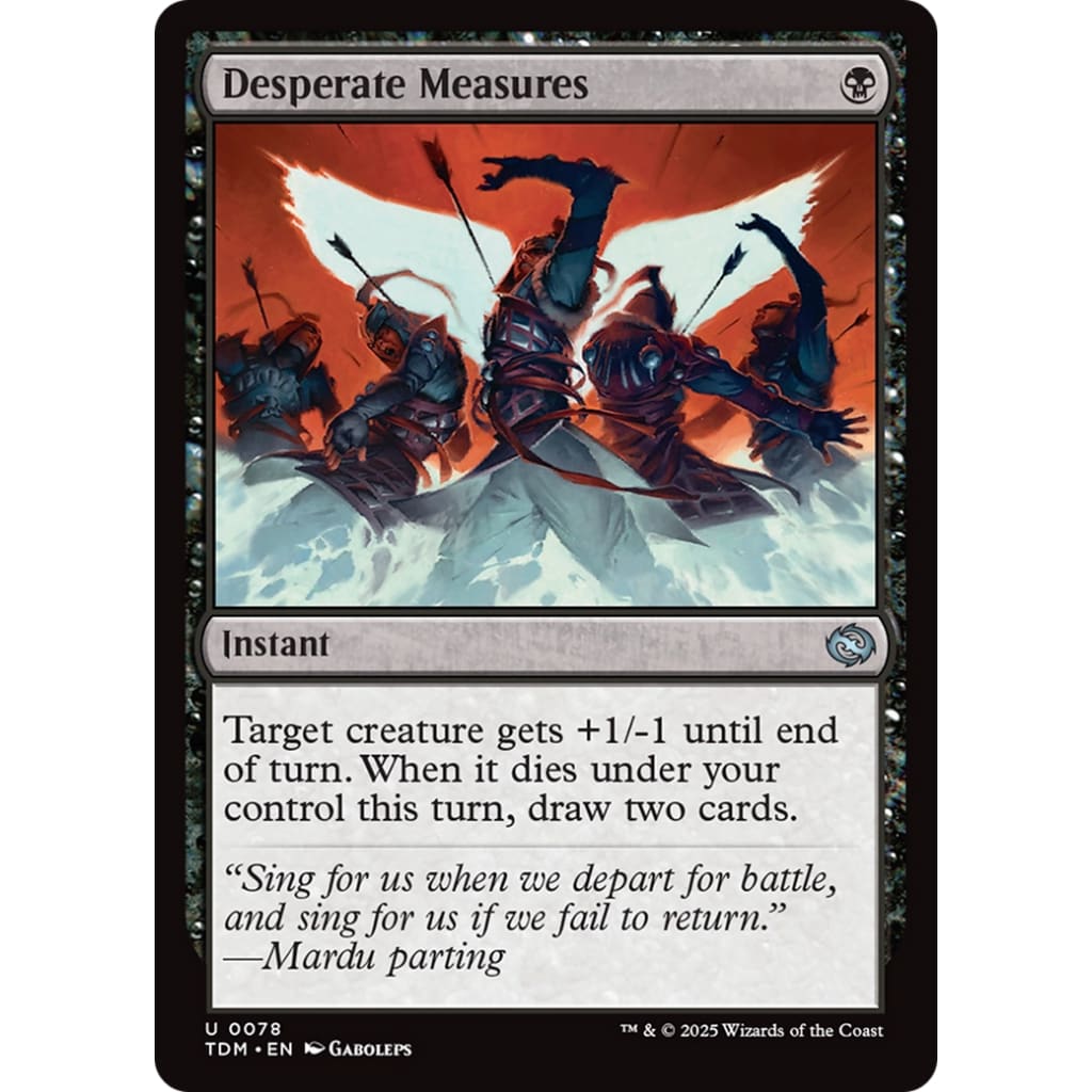 Desperate Measures (TDM-078) Foil - Single