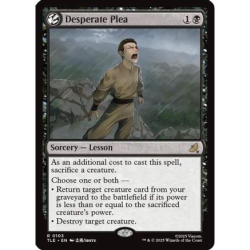 Desperate Plea (TLE-103) Foil - Single