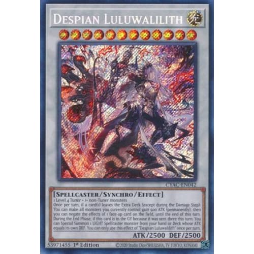 Despian Luluwalilith - CYAC-EN042 Secret Rare 1st Edition