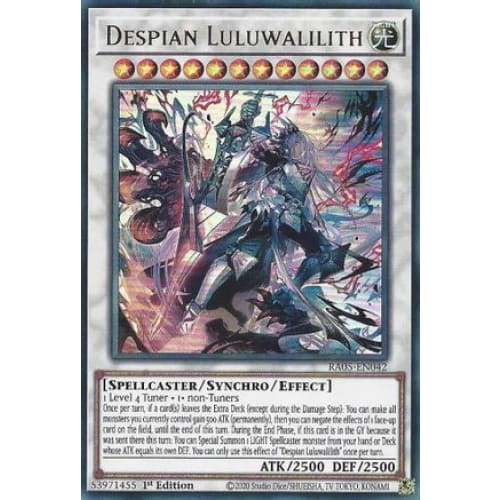 Despian Luluwalilith - RA05-EN042 Super Rare 1st Edition