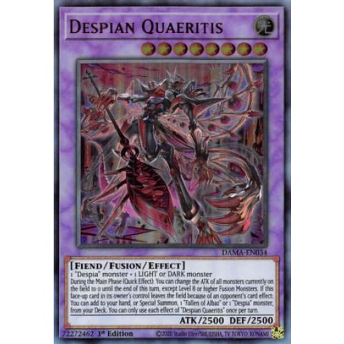 Despian Quaeritis (DAMA-EN034) Ultra Rare 1st Edition