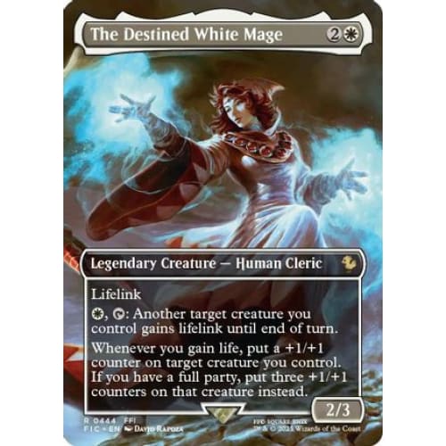The Destined White Mage (Borderless) (FIC-444) Foil - Single