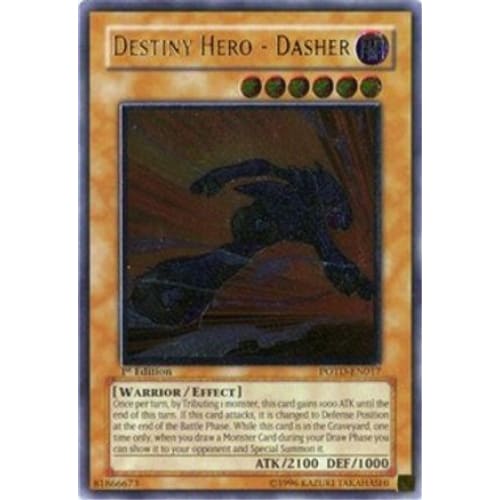 Destiny Hero - Dasher (UTR) (POTD-EN017) Ultimate Rare