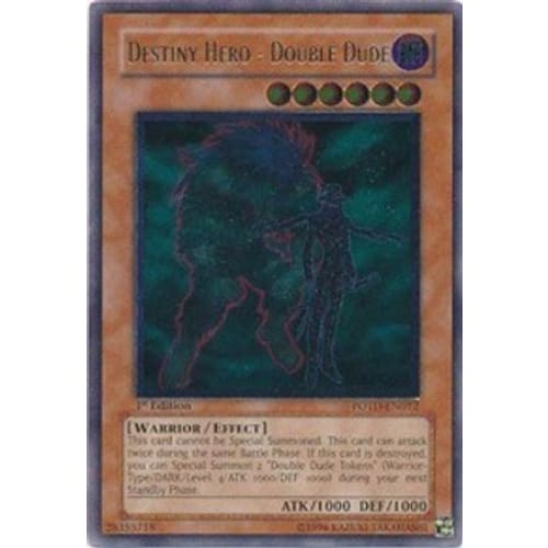 Destiny Hero - Double Dude (UTR) (POTD-EN012) Ultimate Rare