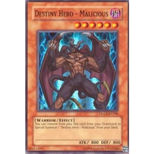Destiny HERO - Malicious (DLG1-EN108) Super Rare Unlimited