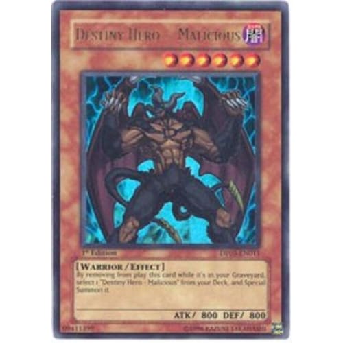 Destiny HERO - Malicious (DP05-EN011) Ultra Rare Unlimited