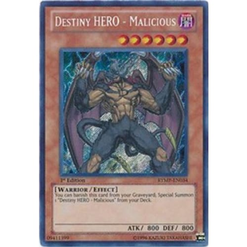 Destiny HERO - Malicious (RYMP-EN034) Secret Rare 1st