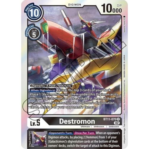 Destromon - BT11-070 - Rare Foil - Single