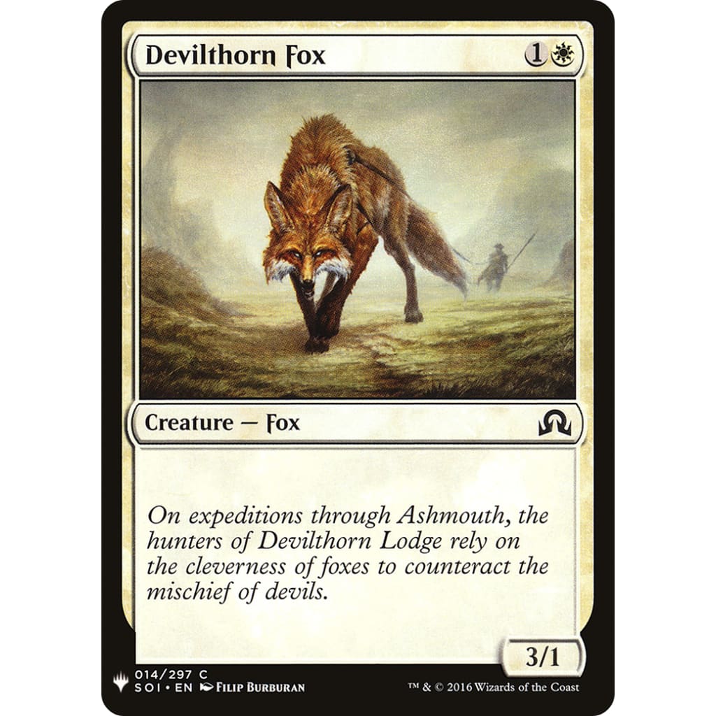 Devilthorn Fox (PLST-SOI-14) - Single