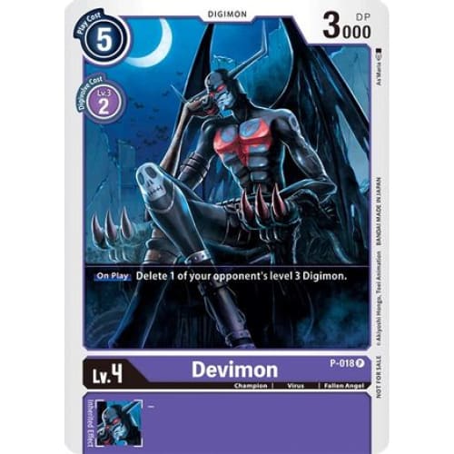 Devimon - P-018 (P-018 P) Promo - Single