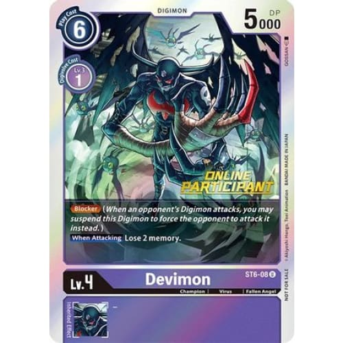 Devimon - ST6-08 (2021 Championship Online Regional)