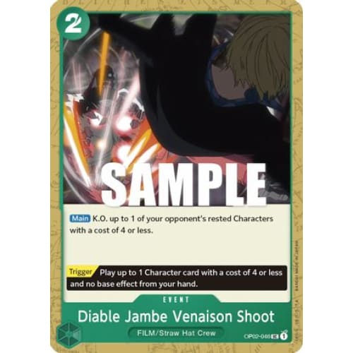 Diable Jambe Venaison Shoot OP02-046 UC Paramount War