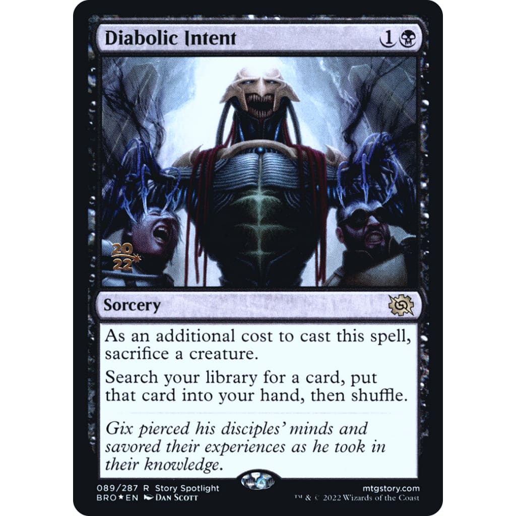 Diabolic Intent (PBRO-89S) Foil - Single