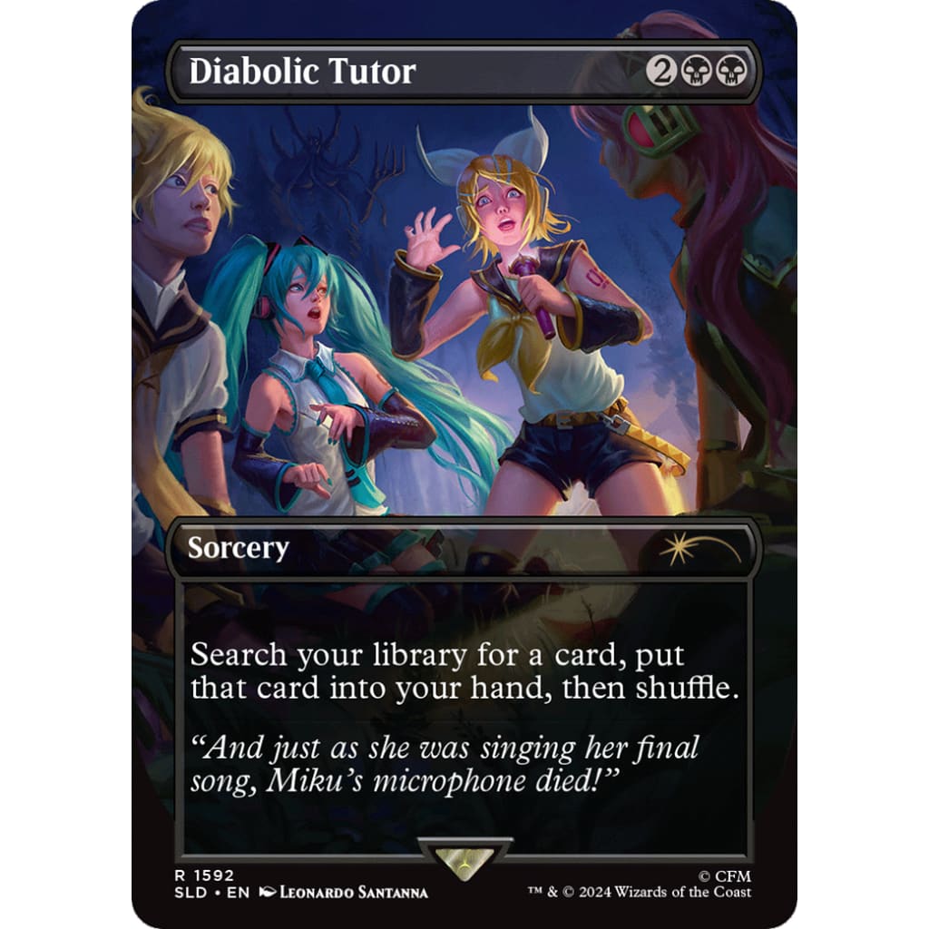 Diabolic Tutor (SLD-1592) (Borderless) - Single