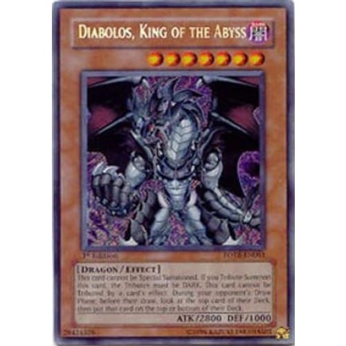 Diabolos King of the Abyss (FOTB-EN061) Secret Rare 1st
