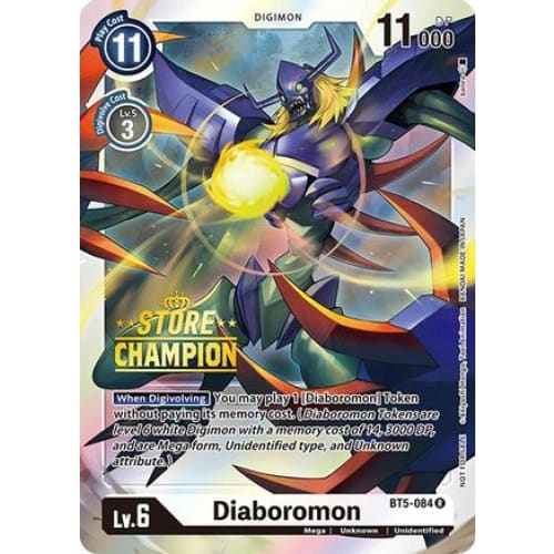 Diaboromon - BT5-084 (Store Champion) (BT5-084 R) Promo